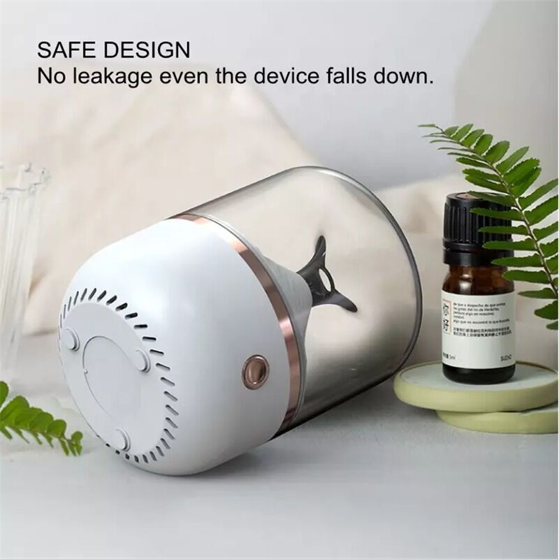 차량용 가정용 전기 아로마 오일 디퓨저 배터리 전원 7가지 색상 LED 조명