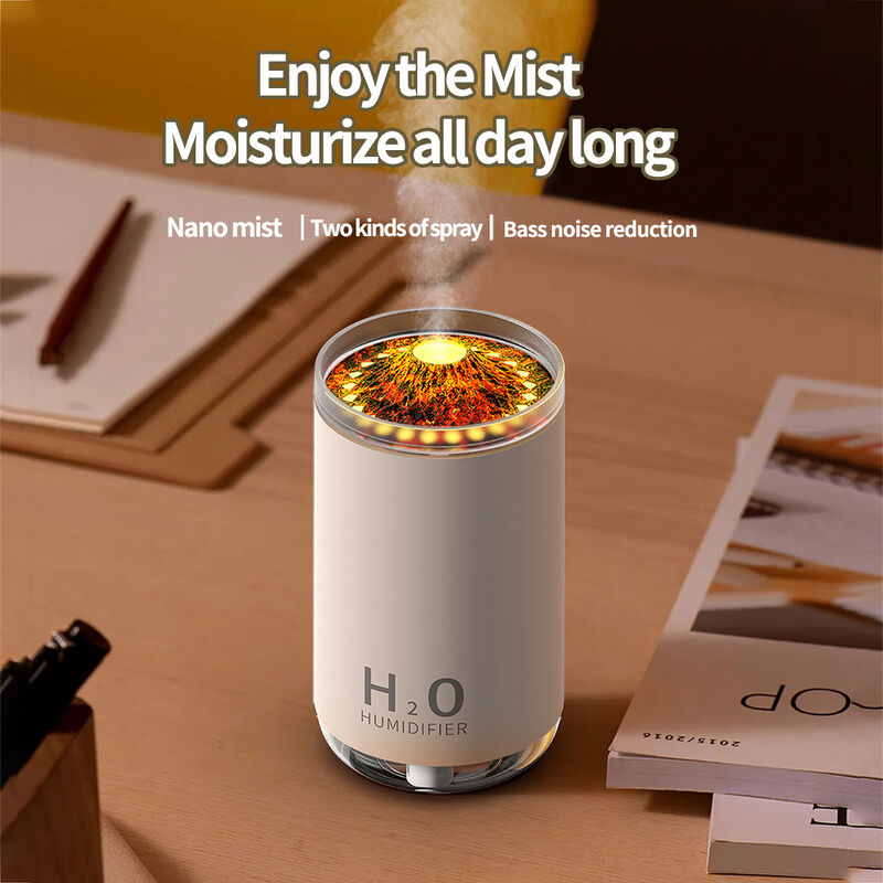 Умный домашний мини-портативный ультразвуковой увлажнитель воздуха, питание от USB, ультра-тихая работа