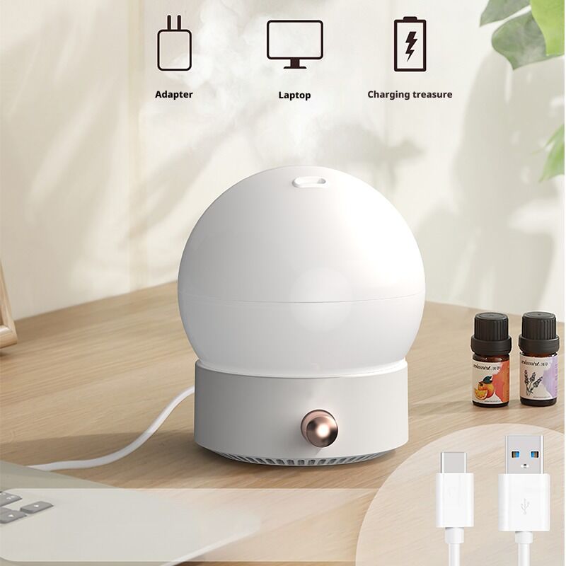 350ml χωρητικότητα Υπερήχθη ενυδατωτήρα υπερήχων με USB με φωτισμό αλλαγής χρώματος για οικιακό διαχέτη αρώματος