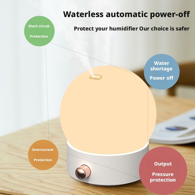 350ml χωρητικότητα Υπερήχθη ενυδατωτήρα υπερήχων με USB με φωτισμό αλλαγής χρώματος για οικιακό διαχέτη αρώματος
