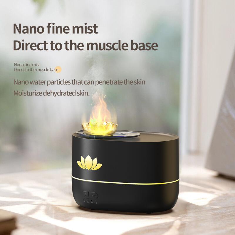 Difusor de niebla fría de aroma para escritorio OEM, difusor eléctrico USB con luz ambiental de 7 colores