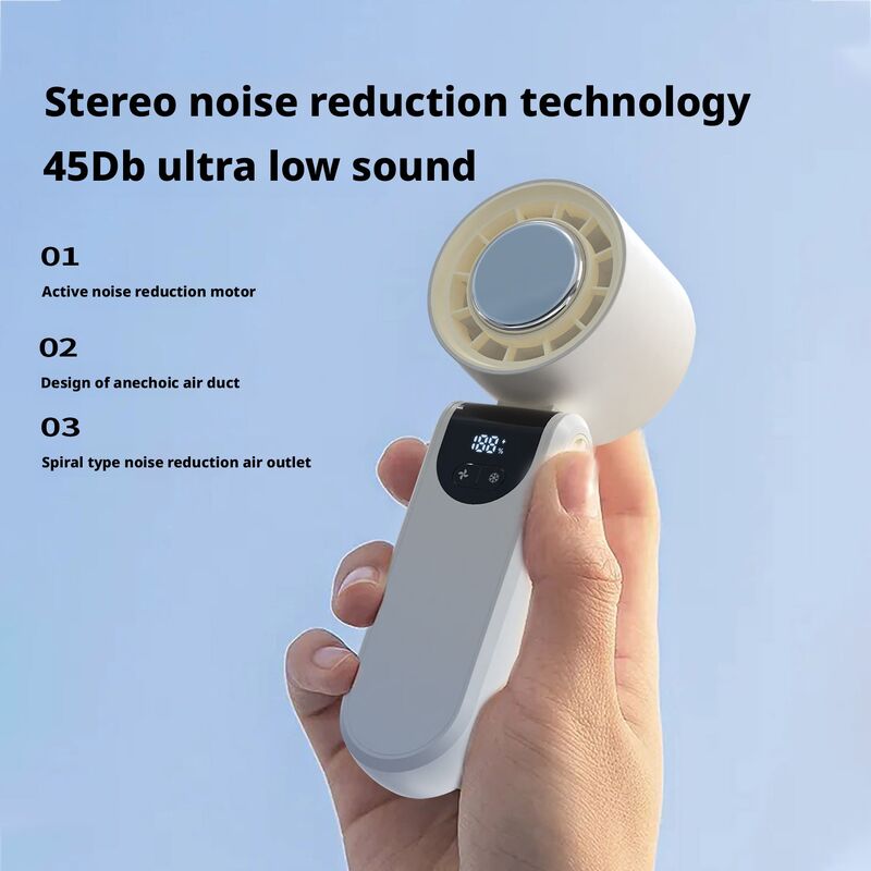 4000mAh 배터리 미니 휴대용 선풍기 브러시리스 모터 포함 가정용 스프레이 휴대용 접이식 선풍기