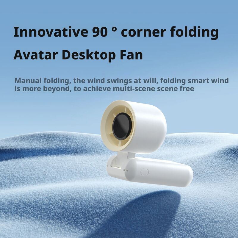 Foldable Design Mini Portable Handheld USB Fan Rechargeable High Speed Wind Fan