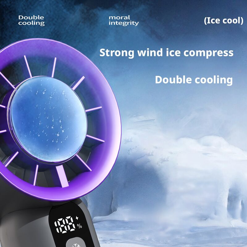 Ventilador portátil mini de alta velocidad 100 velocidades con batería de 2000 mAh y motor sin escobillas