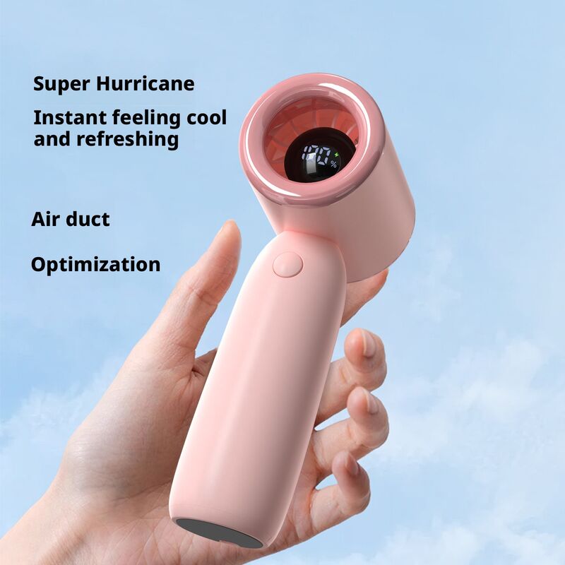 2000mAh batterie Moteur sans balai Mini ventilateur portable Conception légère Faible bruit