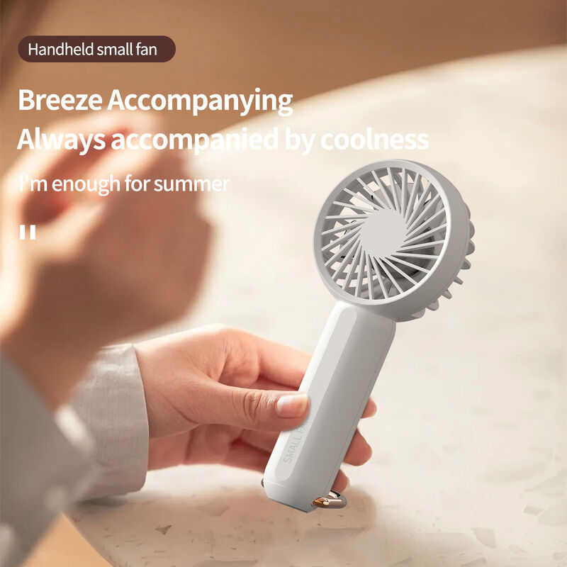 미니 휴대용 핸드헬드 선풍기, 1200mAh 배터리, 여름철 냉방을 위한 가습 기능