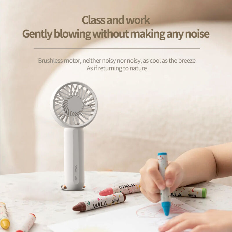 미니 휴대용 핸드헬드 선풍기, 1200mAh 배터리, 여름철 냉방을 위한 가습 기능