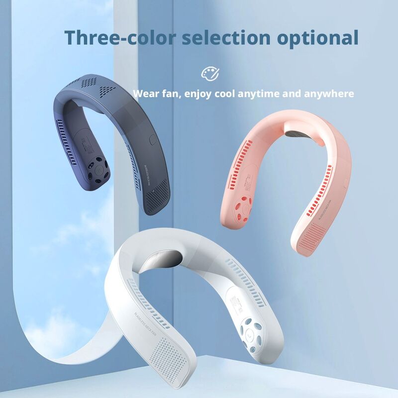 Bateria de 1200 mAh Mini Ventilador portátil com função de umidificação e design leve para uso externo