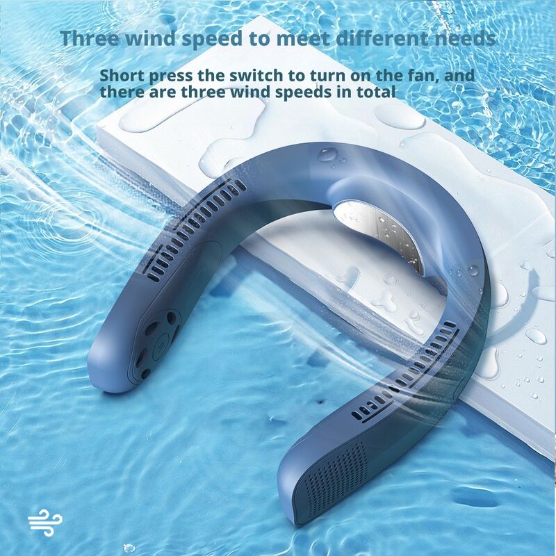 Bateria de 1200 mAh Mini Ventilador portátil com função de umidificação e design leve para uso externo