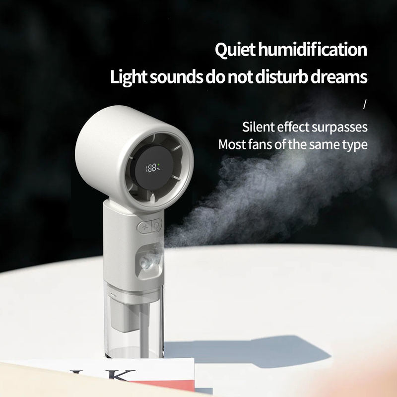 USB リチャージ可能なミニポータブルファン 2000mAh バッテリー 軽量調整速度