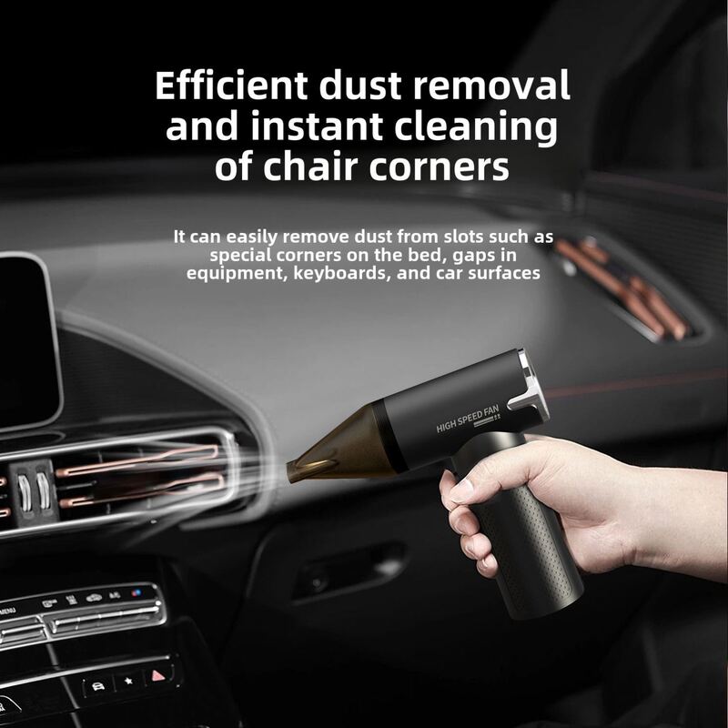 Ferramenta de limpeza de vácuo de aspirador de ar portátil sem fio recarregável de uso duplo