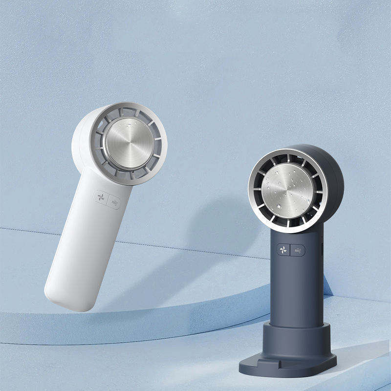 Ventilatore portatile mini elettrico portatile USB Ventilatore ricaricabile con funzione di spruzzatura ad alta velocità