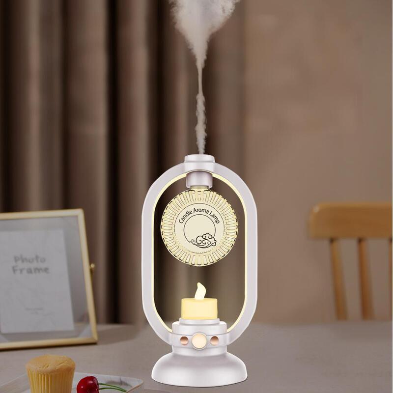 Οικιακό Υπερηχητικό Υγραντήρας Διαχύτης Αιθέριων Ελαίων Σχεδιασμός Λυχνίας Κεριού με Αισθητήρα Κίνησης