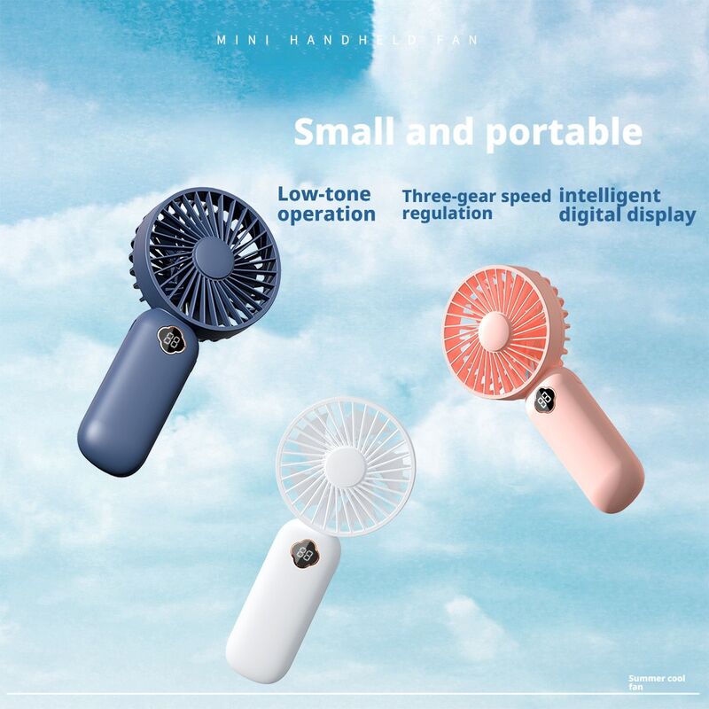 OEM Logo Small USB Powered Fan Quiet Operation Adjustable Speed Multi Colored