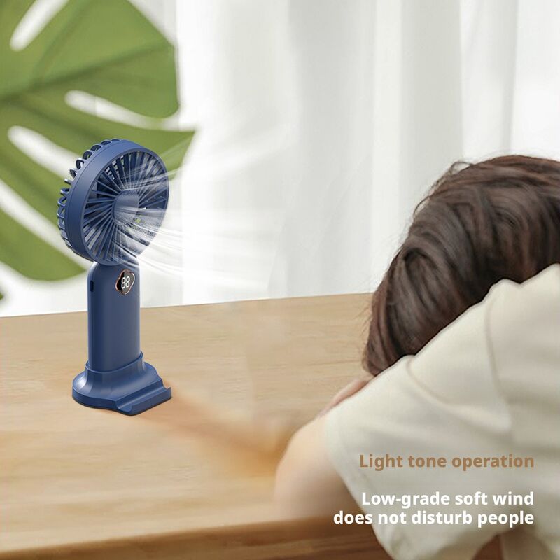 OEM Logo Small USB Powered Fan Quiet Operation Adjustable Speed Multi Colored
