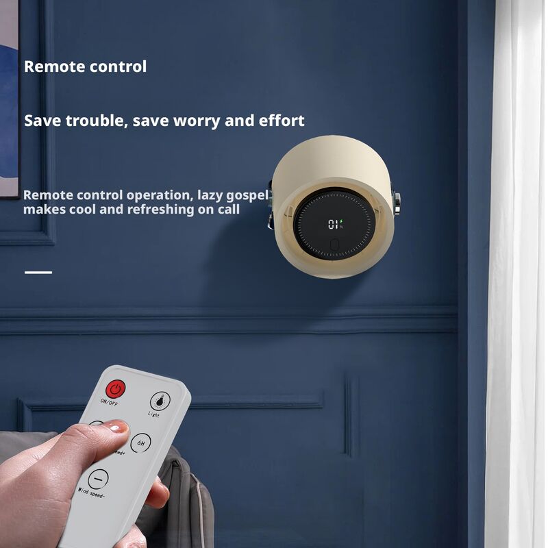 Ventilatore portatile ad alta velocità con batteria da 1800 mAh e schermo digitale