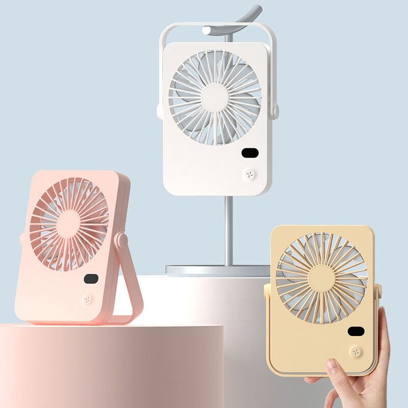 Misting lichtgewicht draagbare tafelventilator 1200mAh batterij borstelloze motor voor stille koeling