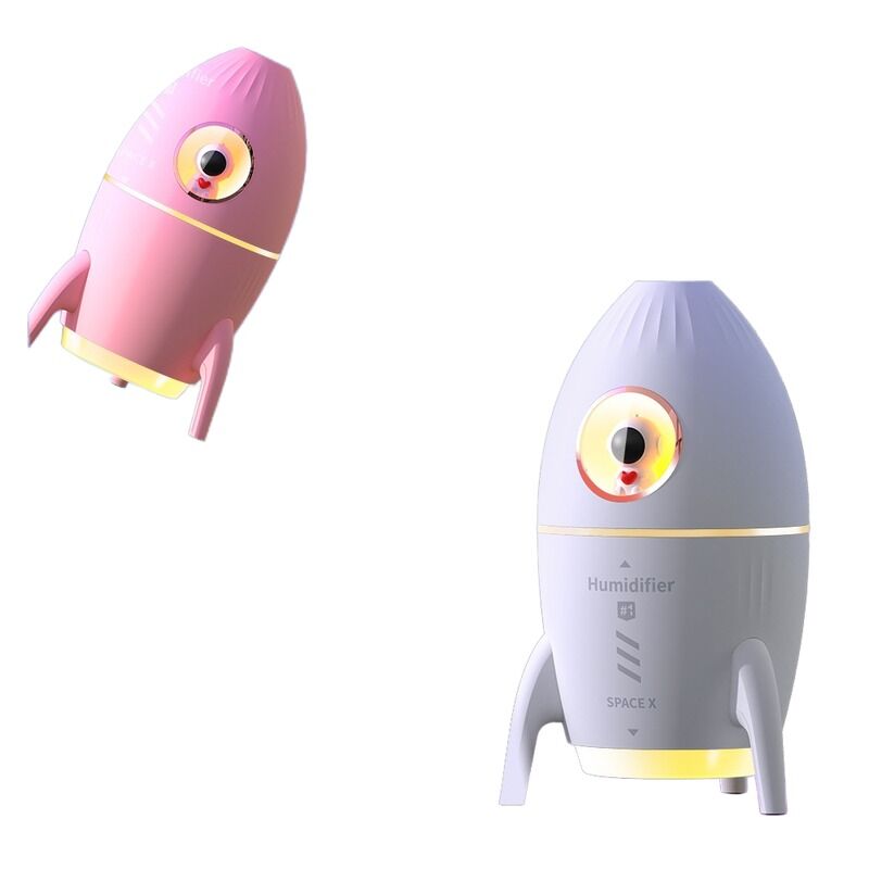 Mini Rocket Design USB Ultrasone Aromatherapie luchtbevochtiger Zware mist voor thuis en auto