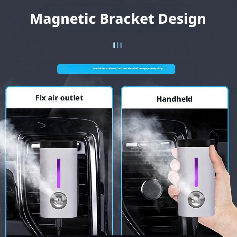 車の芳香剤ディフューザー加湿器変色 LED ライト USB 電源と低ノイズ