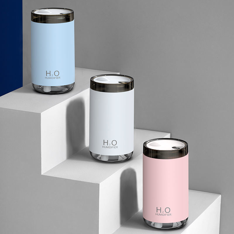 250ml ミニUSB超音波空気湿化器 カラフルメドウザスプレー 冷霧湿化器