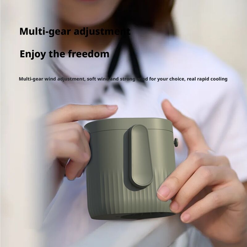 Lightweight Waist Mounted Fan Adjustable Speed With LED Light For Hands Free Cooling