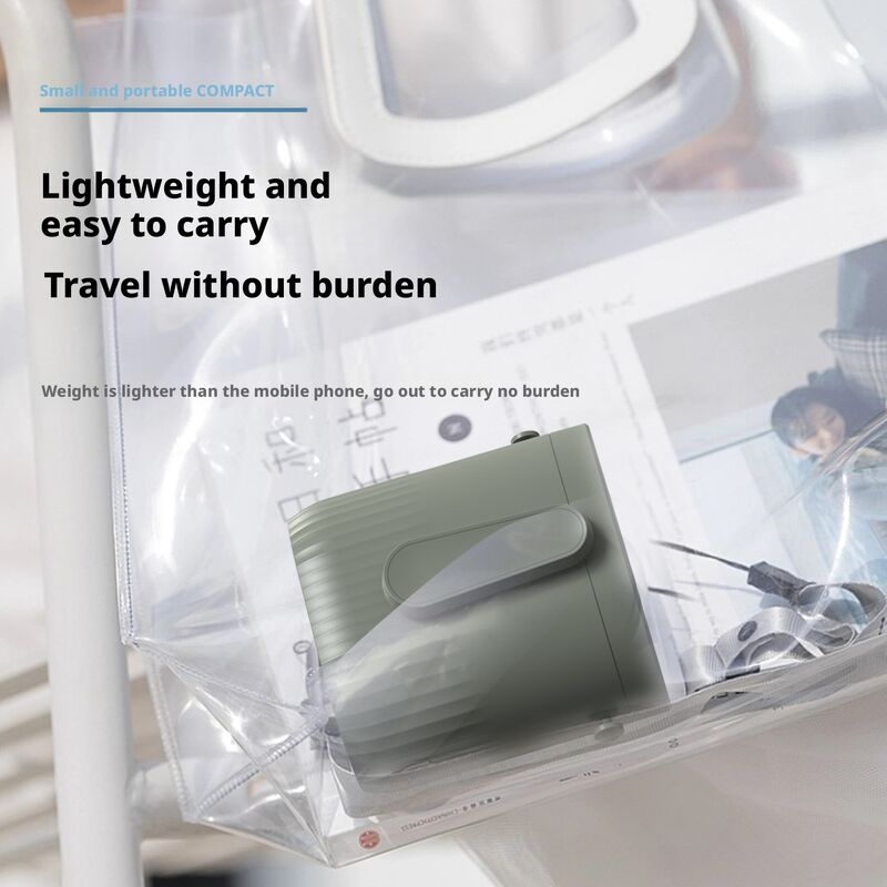 Lightweight Waist Mounted Fan Adjustable Speed With LED Light For Hands Free Cooling