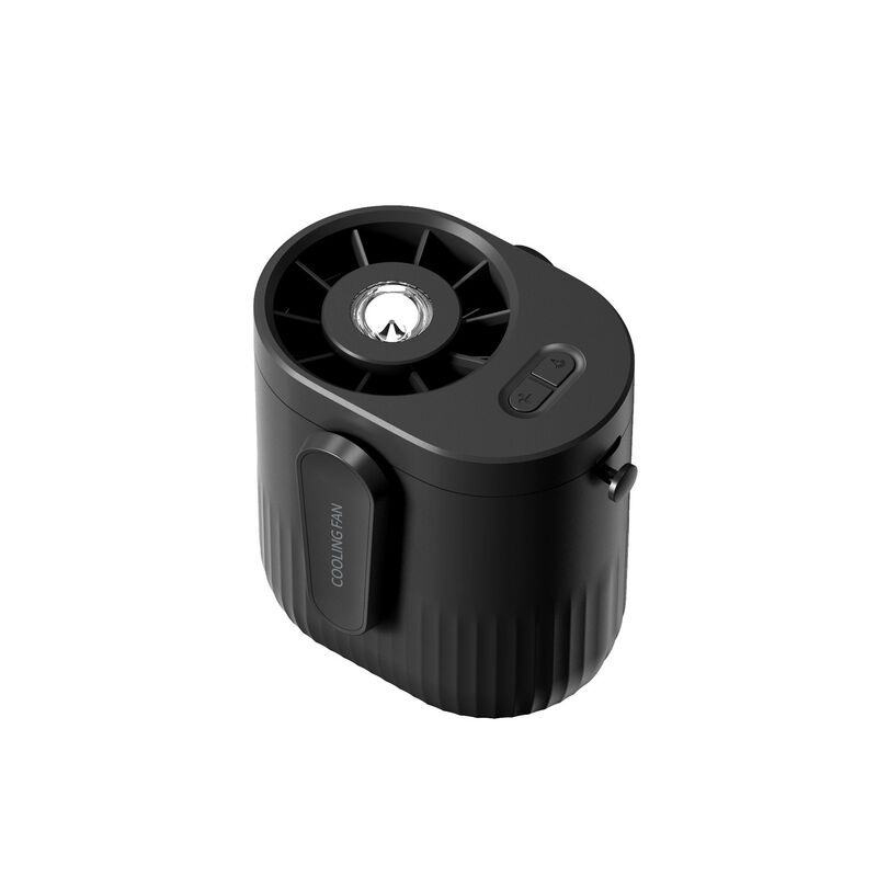 Lightweight Waist Mounted Fan Adjustable Speed With LED Light For Hands Free Cooling