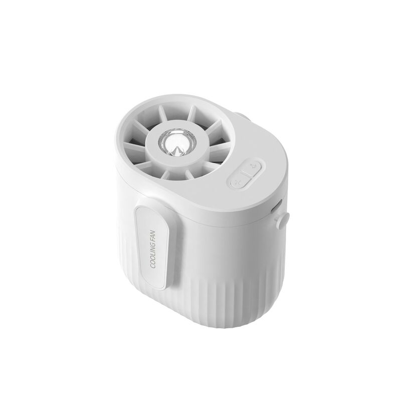 Lightweight Waist Mounted Fan Adjustable Speed With LED Light For Hands Free Cooling