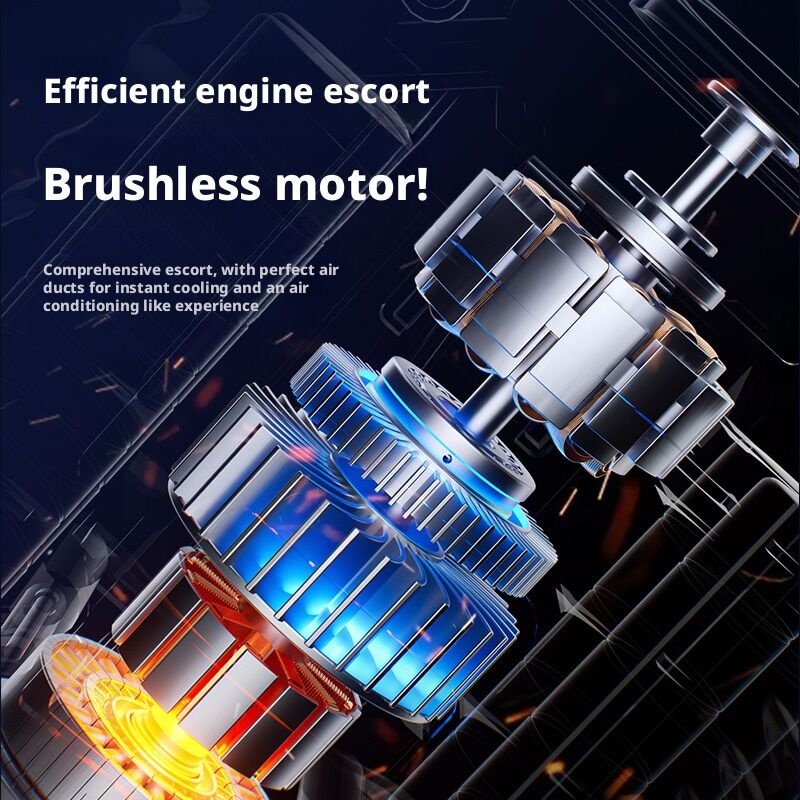 Buiten 100 snelheid Waist gemonteerde ventilator Handen gratis draagbare ventilator Voor bouwterreinen