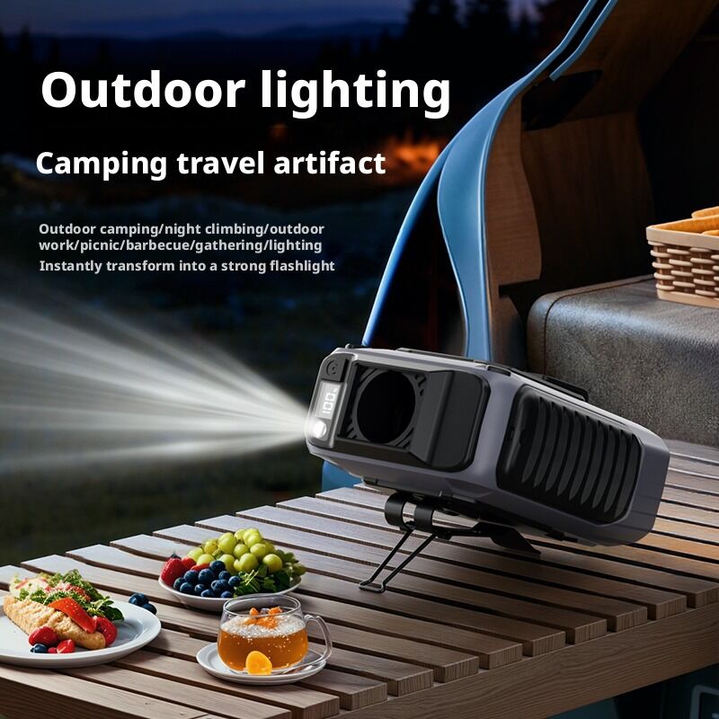 Buiten 100 snelheid Waist gemonteerde ventilator Handen gratis draagbare ventilator Voor bouwterreinen