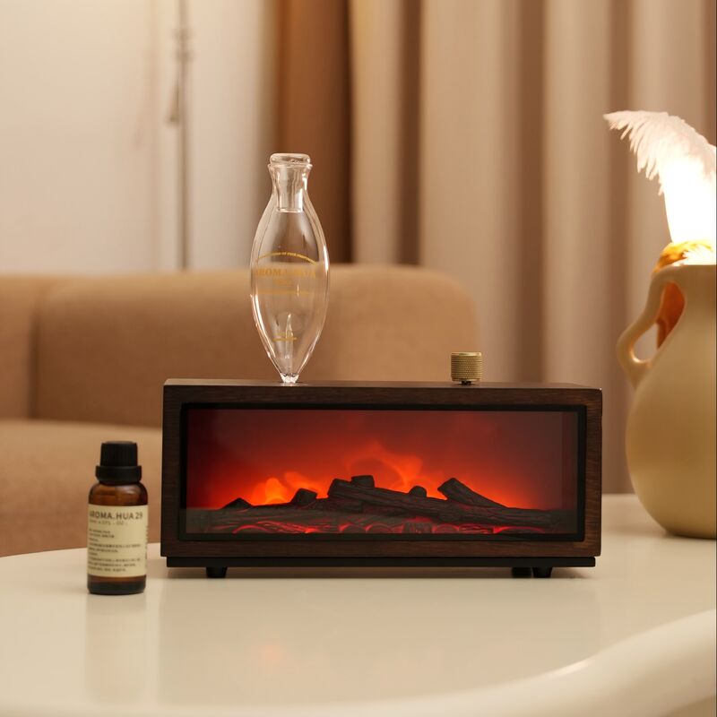Real Wood USB Aroma Diffuser with 0.5L Capacity and Silent Operation <36dB for Household Aromatherapy