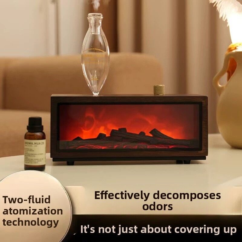 Real Wood USB Aroma Diffuser with 0.5L Capacity and Silent Operation <36dB for Household Aromatherapy