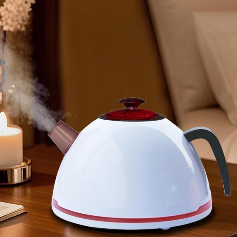 500ml Teapot Humidifier Air Purifier & Aroma Diffuser with 7-Color LED Simulated Boiling for Household