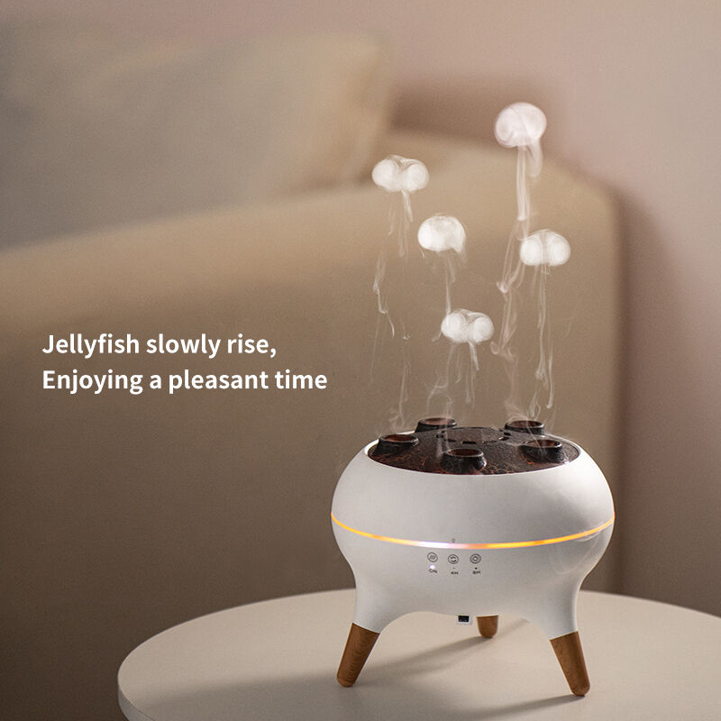 Latest Aromatherapy Diffuser Humidifiers Portable Smart Jellyfish Mist Humidifier for Home & Office