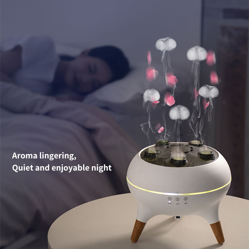 Latest Aromatherapy Diffuser Humidifiers Portable Smart Jellyfish Mist Humidifier for Home & Office