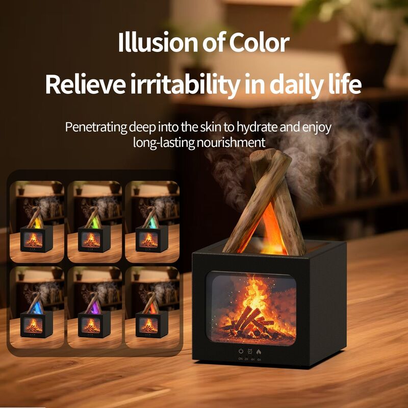 Portable Bonfire air Diffuser Aroma Humidifiers Air Purifying Atmosphere for Hotel Bedroom