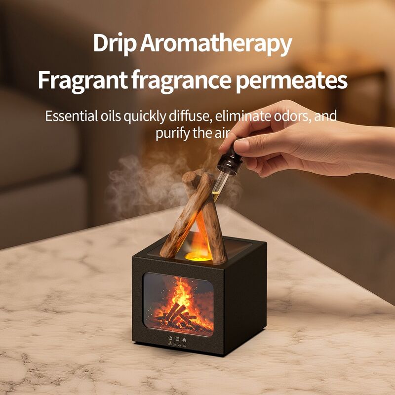 Portable Bonfire air Diffuser Aroma Humidifiers Air Purifying Atmosphere for Hotel Bedroom