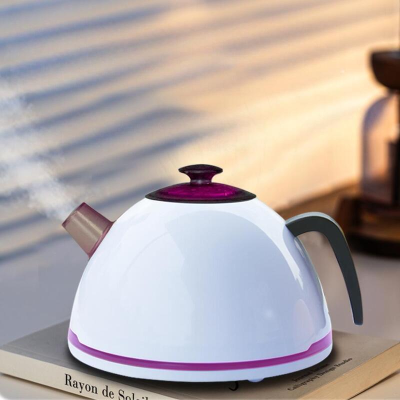 Aroma Diffuser and Humidifier Teapot-Shaped Aroma Diffuser 7-Color LED Simulated Boiling Water for Home
