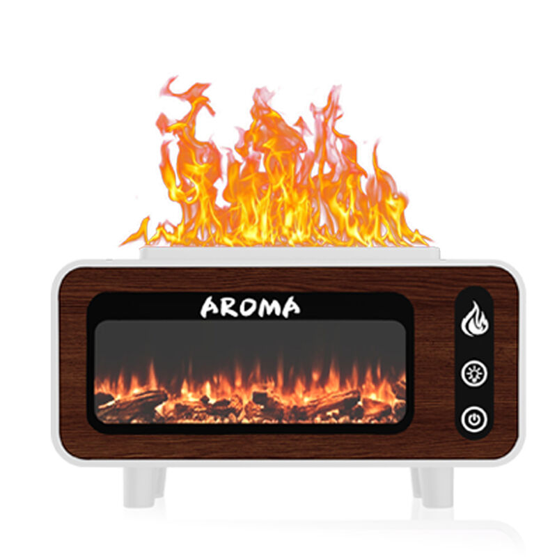 Fireplace Flame Perfume Diffuser Scent Diffuser Wood Grain Anhydrous Essential Oil Diffuser for Household
