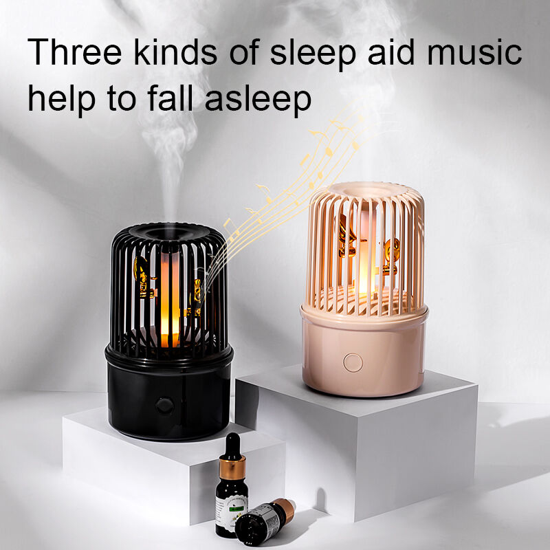 Mini Hotel Use Ultrasonic Humidifier & Aroma Diffuser LED Music >200ml Capacity USB/Type-C Powered Portable Fragrance Machine