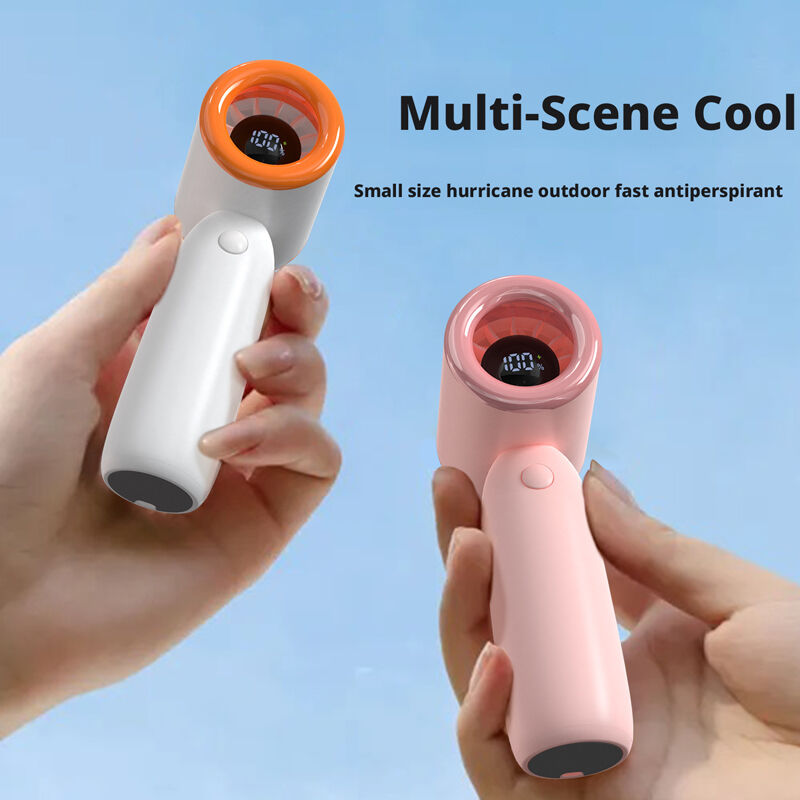 HX-F375 Handheld Mini Fan Manufacturer | HaoyuSmart Portable Hurricane Hand Fan 2000mAh for Bulk Wholesale