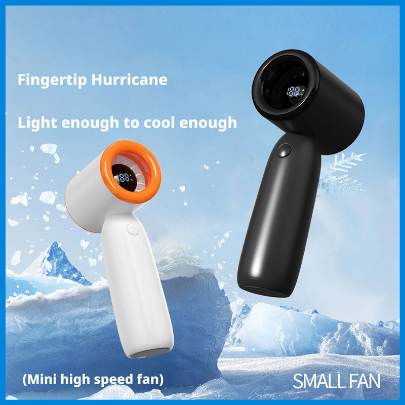 HX-F375 Handheld Mini Fan Manufacturer | HaoyuSmart Portable Hurricane Hand Fan 2000mAh for Bulk Wholesale