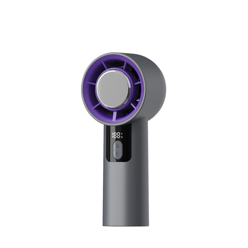 HX-F130B Handheld Fan Manufacturer, 3000mAh Portable Mini Hand Fan, HaoyuSmart ABS Rechargeable Hand Fan for Wholesale