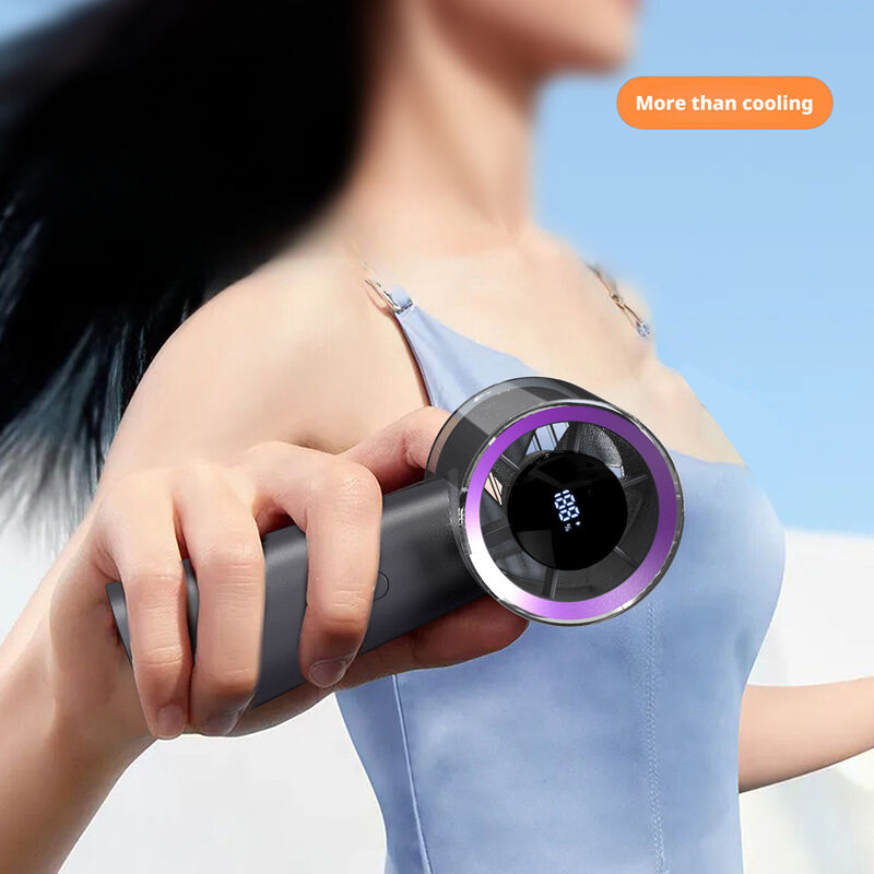 HX-F303 Portable Handheld High Speed Cooling Fan 3000mAh Rechargeable Mini Fan Supplier
