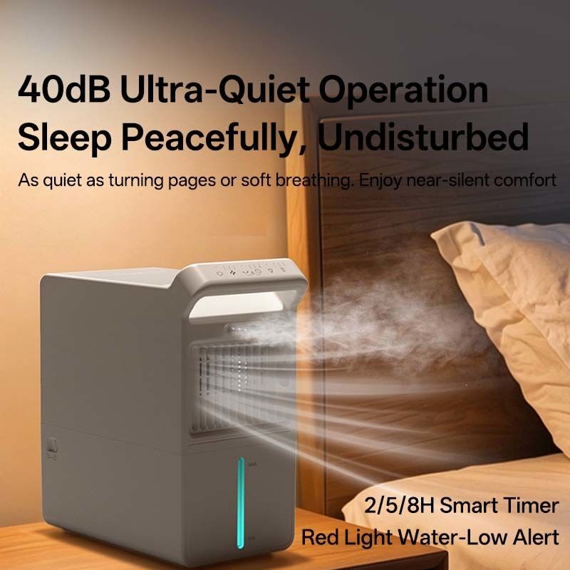 HaoyuSmart Mist Cooling Fan | 3L Ultrasonic Evaporative Air Cooler, 90s Fast Cooling, Wholesale Supplier
