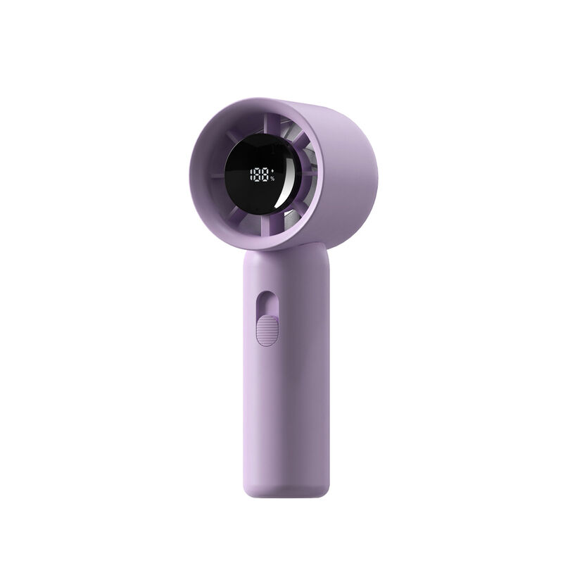 HX-F361 Ice Sensing High Speed Handheld Fan Manufacturer, 3000mAh Portable Rechargeable Mini Fan