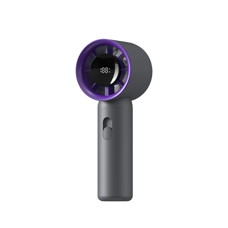 HX-F361 Ice Sensing High Speed Handheld Fan Manufacturer, 3000mAh Portable Rechargeable Mini Fan