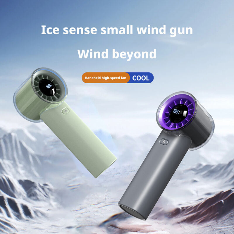 HX-F369 Ice Sensitive Small Wind Cannon Handheld Fan Custom Logo, Portable Mini Fan For Promotional Gift