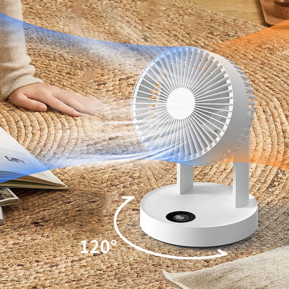 Portable Desk Fan with Night light Brushless Motor