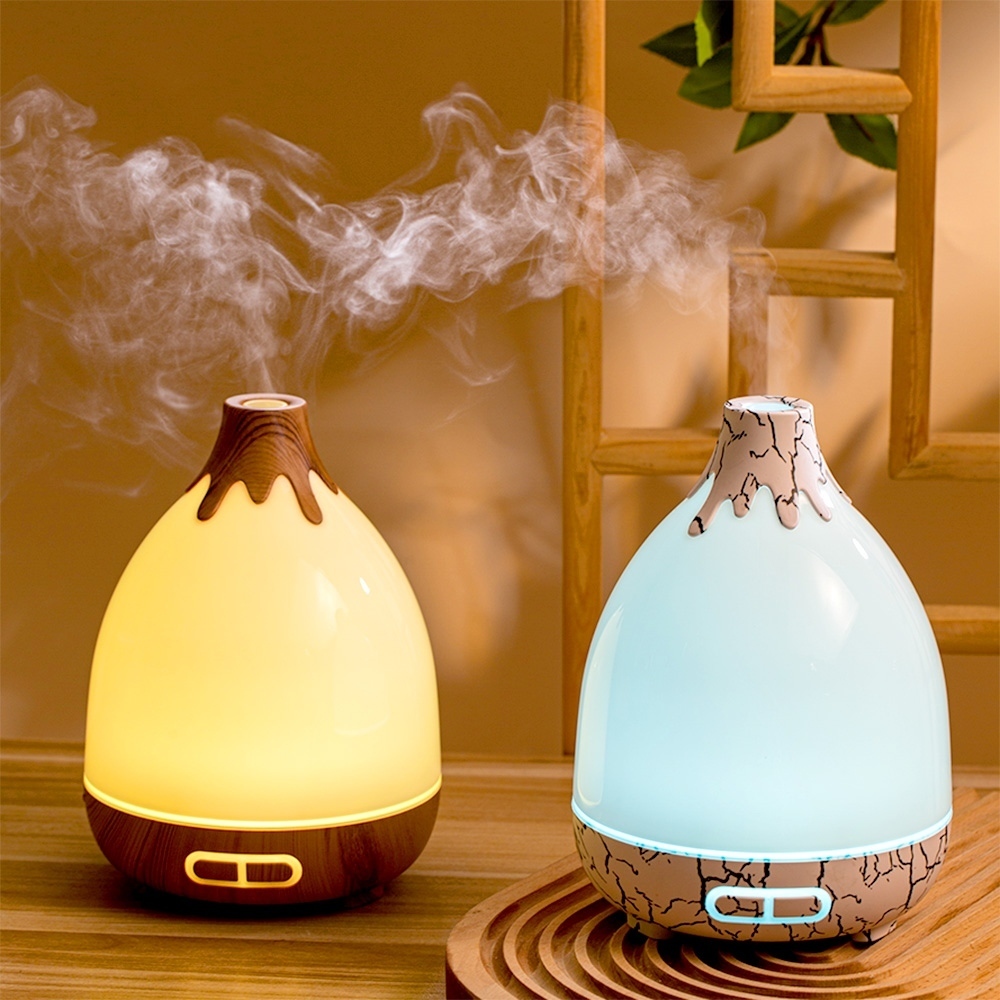 Diffuser Machine Premium Ultrasonic Volcano Aromatherapy Diffuser LED ...